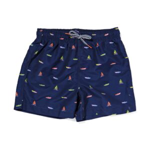 HEMA Kinderzwembroek Boten Donkerblauw (donkerblauw)