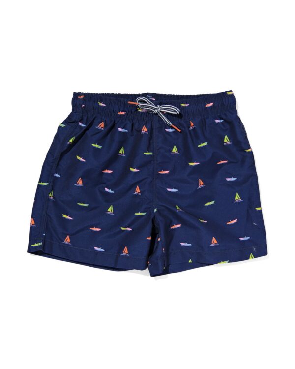 HEMA Kinderzwembroek Boten Donkerblauw (donkerblauw)