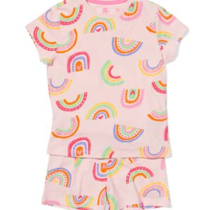 HEMA Kinder Shortama Regenboog Roze (roze)