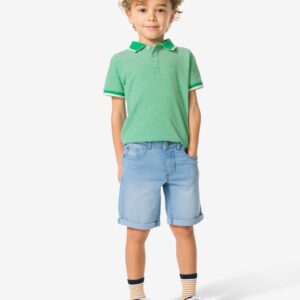 HEMA Kindershort Jogdenim Lichtblauw (lichtblauw)