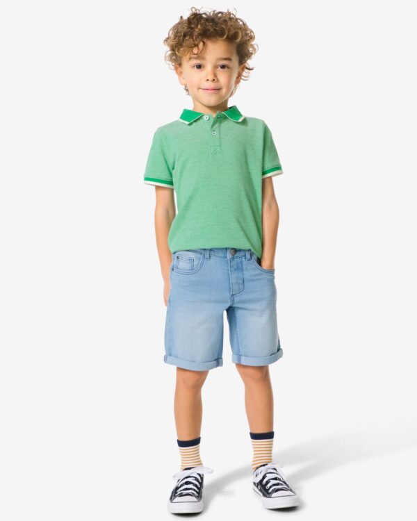 HEMA Kindershort Jogdenim Lichtblauw (lichtblauw)
