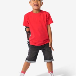 HEMA Kindershort Jogdenim Zwart (zwart)