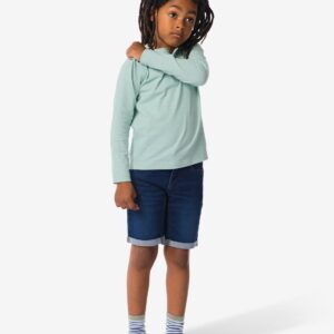 HEMA Kindershort Jogdenim Donkerblauw (donkerblauw)