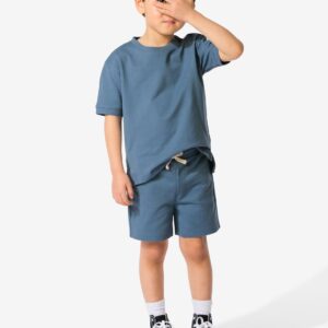HEMA Kinder Kleding Sweatset Donkerblauw (donkerblauw)