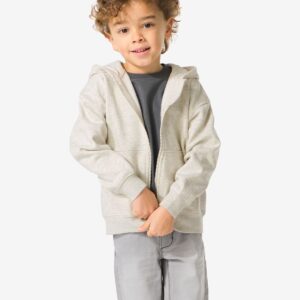 HEMA Kinder Sweatvest Zand (zand)