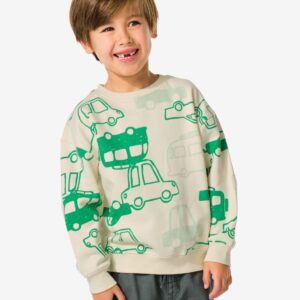 HEMA Kindertrui Auto's Groen (groen)