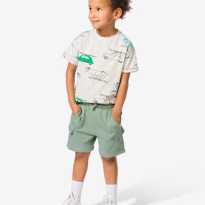 HEMA Kinder Cargo Sweatshort Groen (groen)