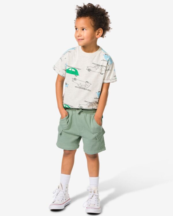 HEMA Kinder Cargo Sweatshort Groen (groen)