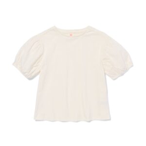 HEMA Kinder T-shirt Broderie Ecru (ecru)