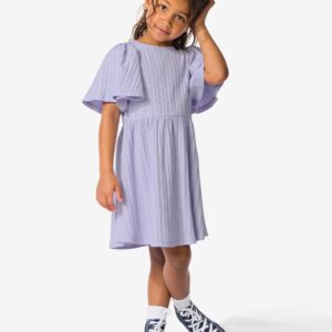 HEMA Kinderjurk Ribbel Paars (paars)