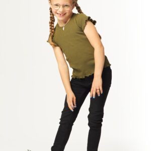 HEMA Kinder Jeans Skinny Fit Zwart (zwart)