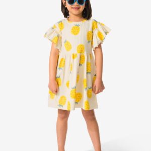 HEMA Kinderjurk Ananas Ecru (ecru)