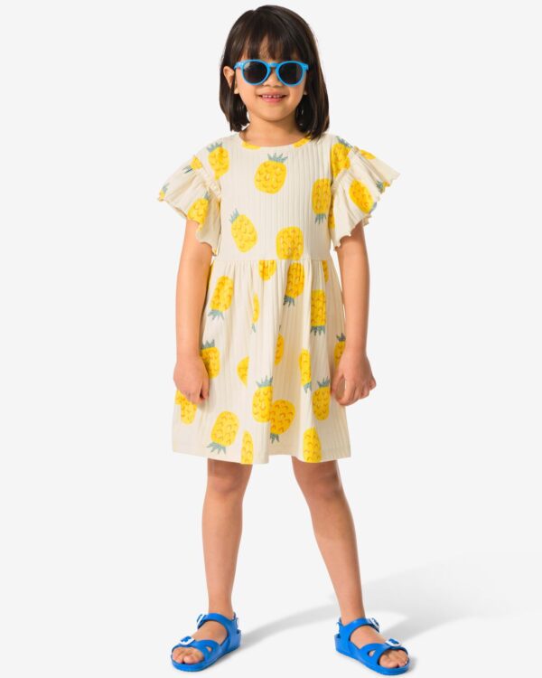 HEMA Kinderjurk Ananas Ecru (ecru)