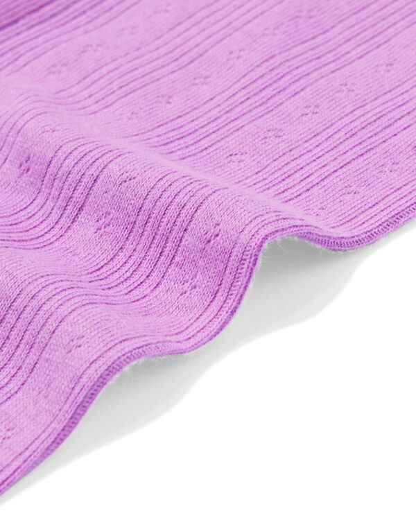 babylegging rib - 2 stuks paars