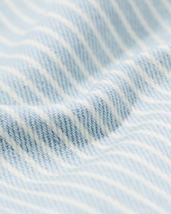 babytuinbroek strepen denim