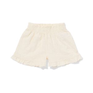 HEMA Baby Korte Broek Broderie Gebroken Wit (gebroken wit)