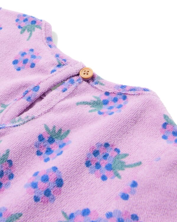 baby T-shirt badstof bessen paars