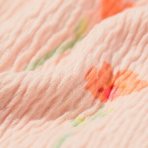 baby T-shirt bloemen lichtroze