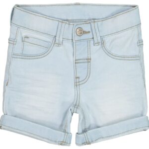 HEMA Baby Jogdenim Short Lichtblauw (lichtblauw)