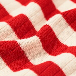 baby T-shirts rib strepen - 2 stuks rood