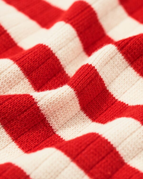 baby T-shirts rib strepen - 2 stuks rood
