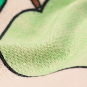 baby sweatshirt appels ecru