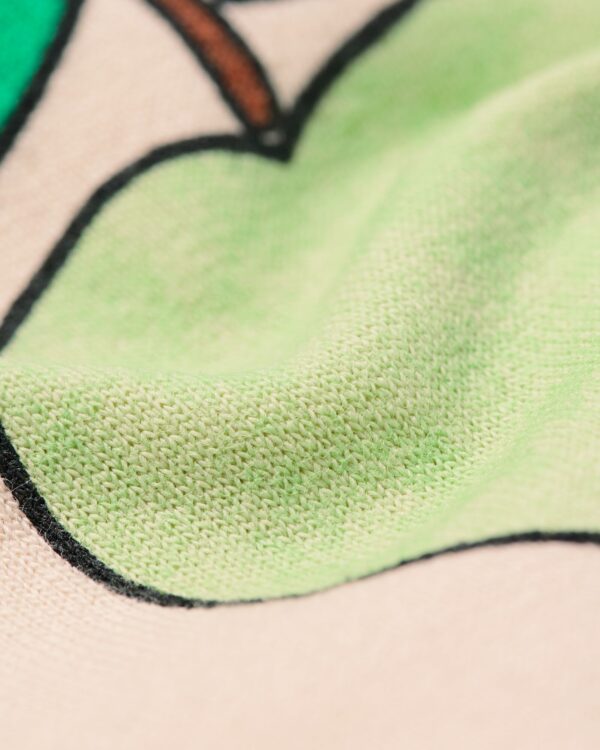 baby sweatshirt appels ecru