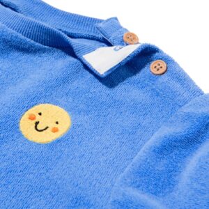 baby T-shirt badstof blauw