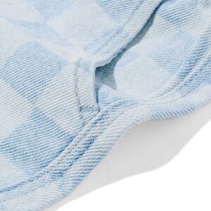 baby korte broek ruiten denim