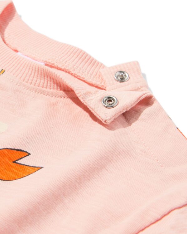 baby T-shirt krab roze