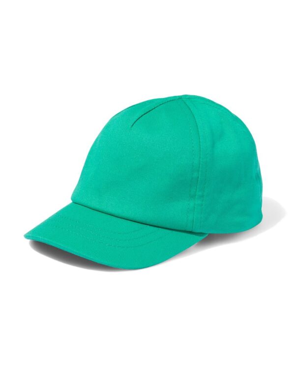 HEMA Babypet Met Klep Katoen Groen (groen)