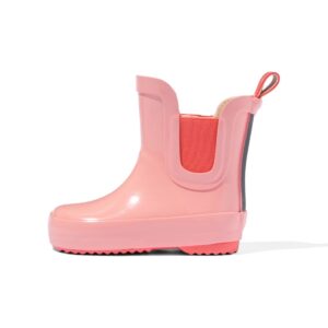 HEMA Baby Regenlaarzen Rubber Roze Koraal (koraal)