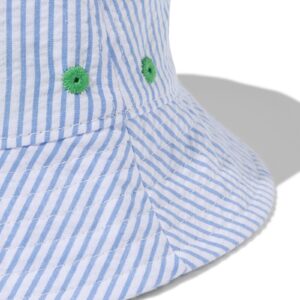 baby bucket hat strepen blauw