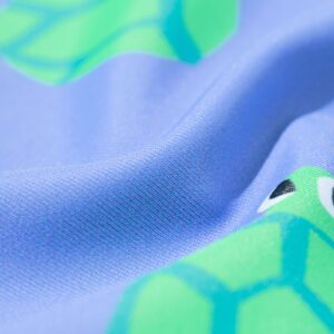 babyzwemhoedje UV-beschermend strepen blauw