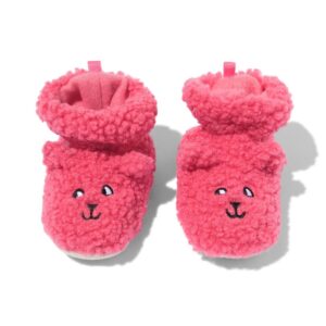 HEMA Baby Slofjes Teddy Kat Roze (roze)