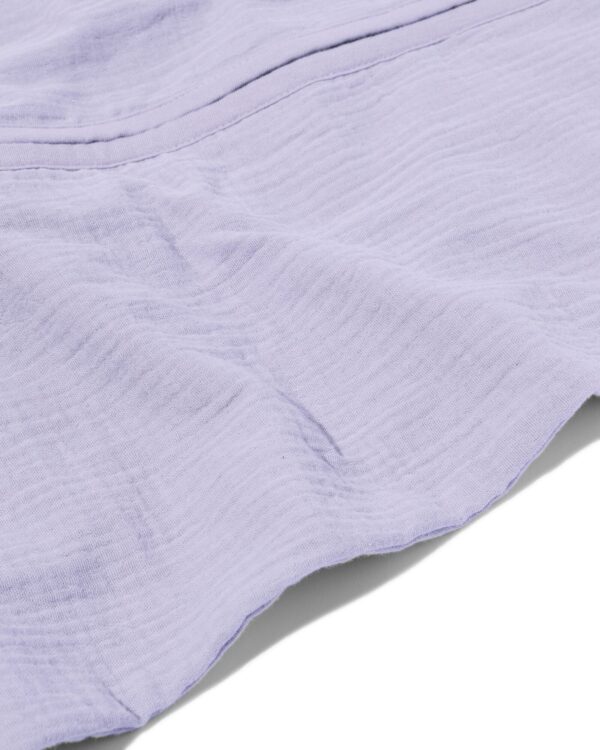 baby slaapzak mouwloos mousseline 0.5tog lavendel