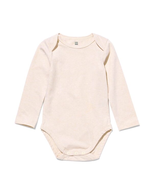 HEMA Baby Romper Met Stretch Beige (beige)