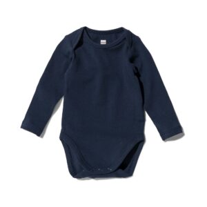 HEMA Romper Organic Katoen Stretch Donkerblauw (donkerblauw)