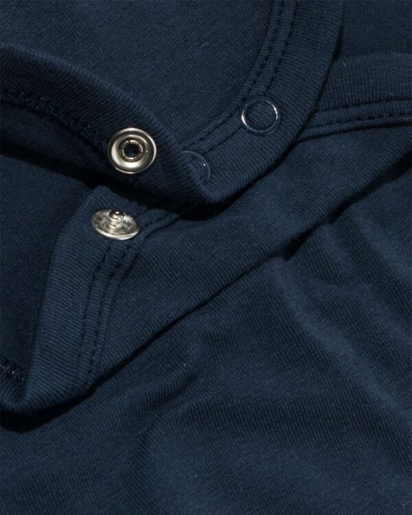 romper organic katoen stretch donkerblauw