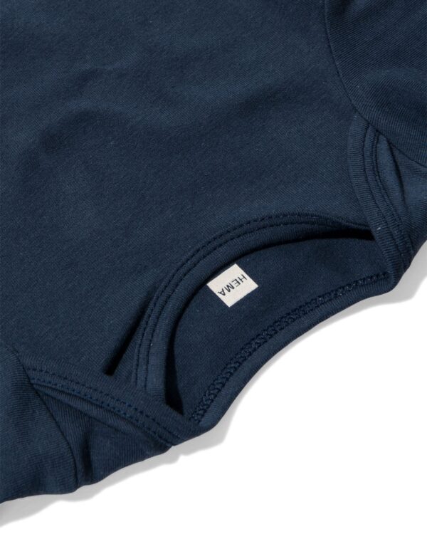romper organic katoen stretch donkerblauw