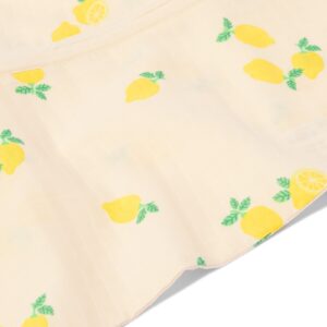 baby slaapzak mouwloos mousseline 0.5tog geel