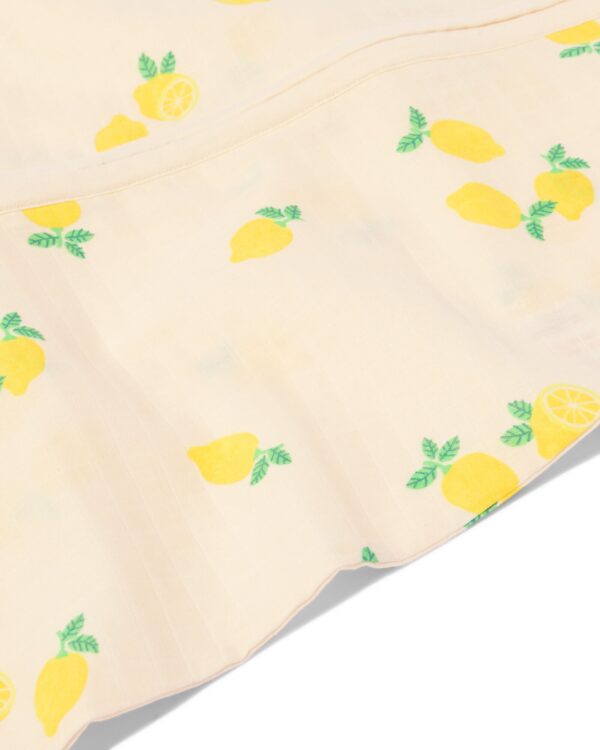 baby slaapzak mouwloos mousseline 0.5tog geel