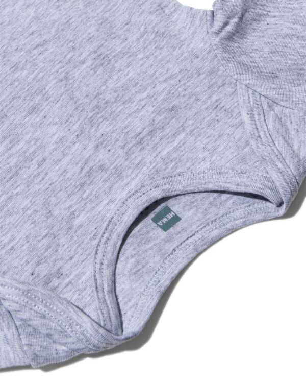romper stretch grijsmelange