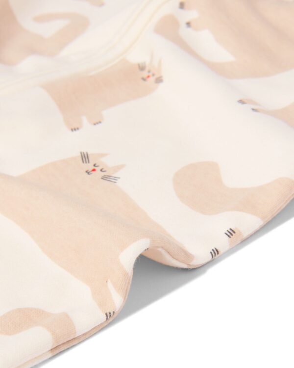 baby slaapzak mouwloos katoen 0.5tog beige