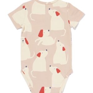 romper katoen met stretch beige