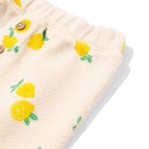 newborn broek wafel citroenen ecru