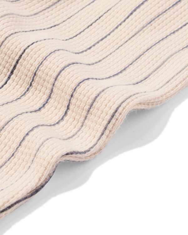 newborn broek wafel strepen ecru