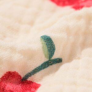 newborn T-shirt mousseline kersen ecru