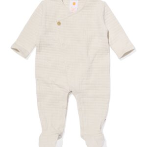 HEMA Newborn Boxpakje Met Voetjes Ecru (ecru)