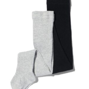 HEMA Baby Maillots - 2 Stuks Grijsmelange (grijsmelange)